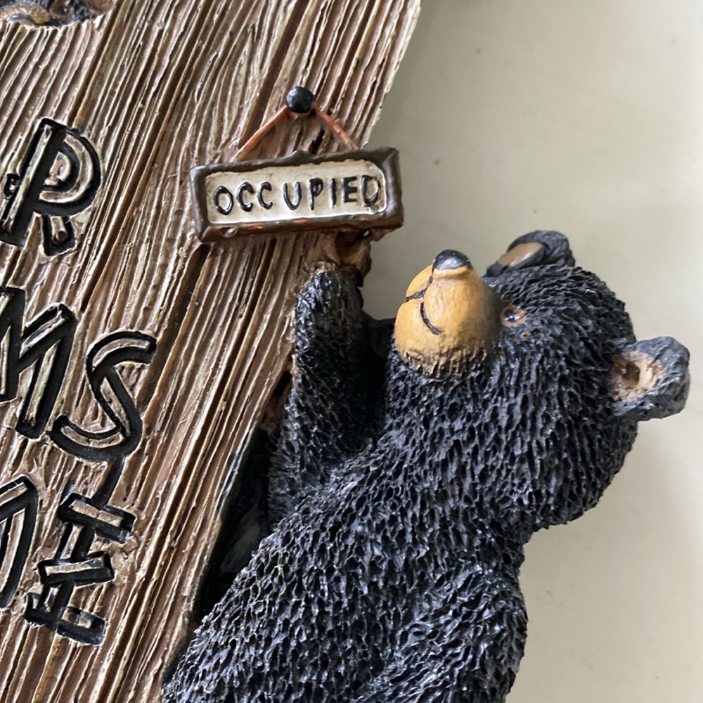 Bears Welcome Wall Plaque - Cabin - Lake House - Camper - Outdoor Sign - Picture 2 of 6